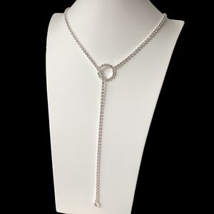 🌸Rhinestone Lariat Long Necklace